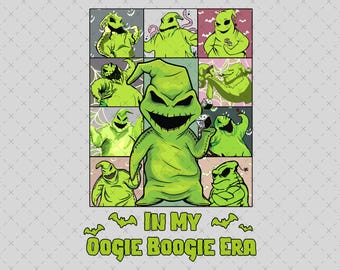 Oogie Boogie Man PNG, Nightmare Before Christmas, Disneyland Villain Digital Download