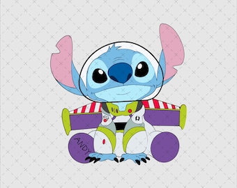 Stacked Stitch Character Digital, Stitch Png, Cute Cartoon Png, Summer Stitch Png