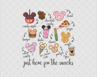 Just Here For The Snacks Png, Mouse Trip Png, Mouse and Friends, Family Vacation Png, Snacks Vacation Png, Snackgoal Png, Family Trip Shirt