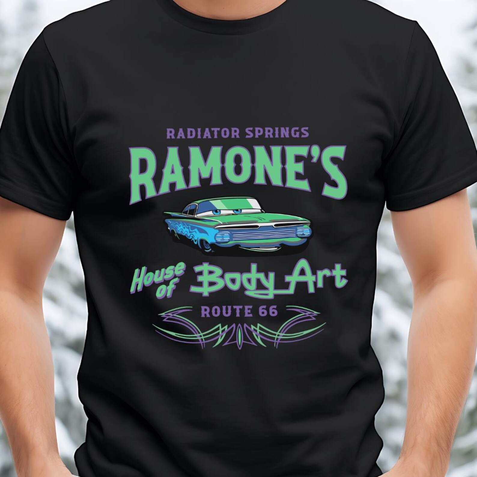 Ramones House of Body Art, Cars PNG SVG, Route 66 (digital File) - Etsy