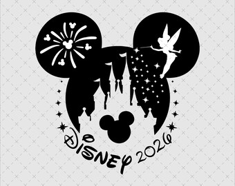 Family Trip 2026, Magical Kingdom Mouse Design (PNG SVG)
