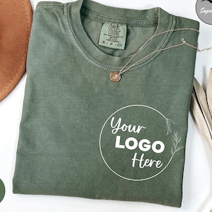 Custom Logo Comfort Colors Shirt: Personalized Business Tee