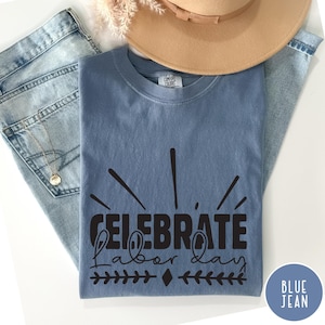 Comfort Colors Labor Day 2025 Shirt: USA Patriotic Mens Tee