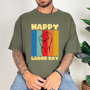 Comfort Colors Labor Day 2025 Shirt: USA Patriotic Tee
