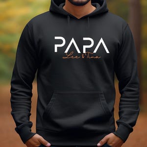 Dad Hoodie Personalized with Name,  Father T-Shirt Gift,  New Dad Announcement Shirt , Cool Dad Sweatshirt ,  Father Day Gift ,Best Dad Ever