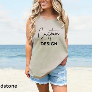 Personalisiertes Workout Tank Top: Frauen Unisex Sommer Shirt