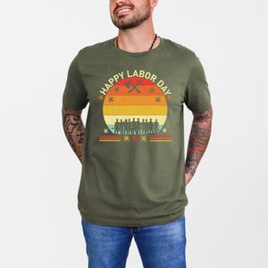 Comfort Colors Labor Day 2025 Shirt: USA Patriotic Tee