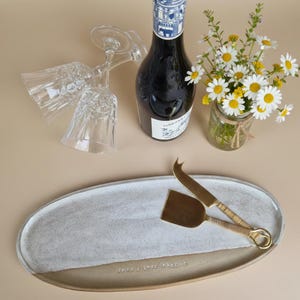 F*ck I Love Cheese Ceramic Handmade Platter for Cheese Lovers IN-STOCK!
