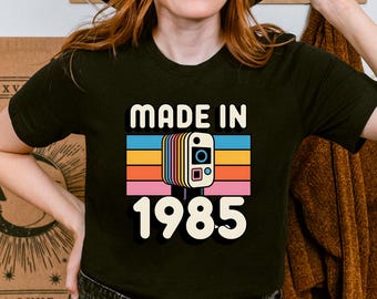 Made in 1985 T-Shirt: Retro 80s Birthday Gift