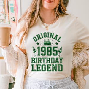 1985 Birthday Legend Shirt: Retro 40th Birthday Gift