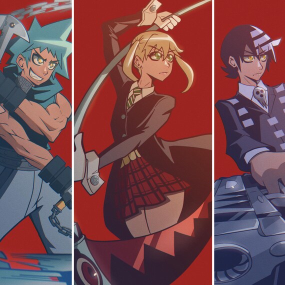 ソウルイーター（マカ、ブラックスター、デス・ザ・キッド）｜アート