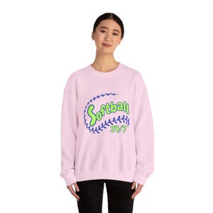 Softball 24/7 - Unisex Crewneck Sweatshirt