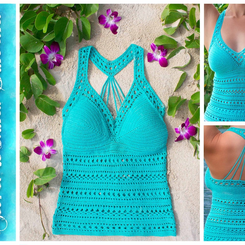 Crochet Tankini Etsy