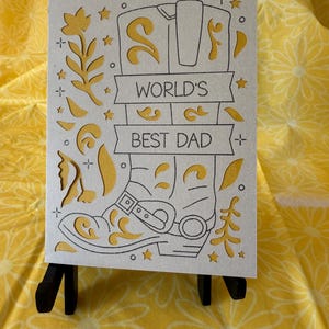 western Father’s Day card, card for dad, gift for dad