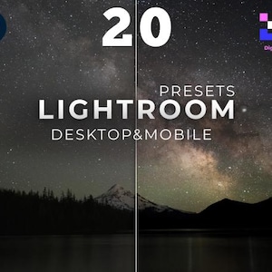 20 Astro Lightroom Presets | Starry Sky, Galaxy Glow & Night Photo Filters