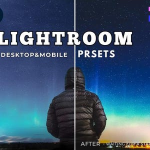 Astro Effect Lightroom Presets | Night Sky and Galaxy Filters for Mobile and Desktop | Cosmic Photo Tones