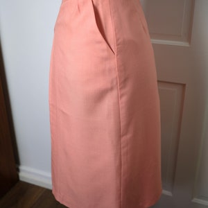 Vintage Austin Reed peach coral A-line skirt size 10