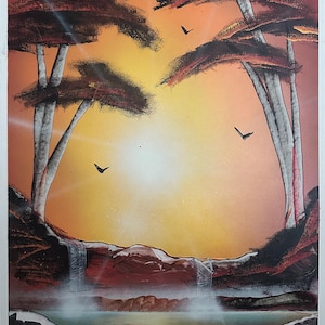 Spraypaint Art / Spray Paint Art / Galaxy Art / Space Home