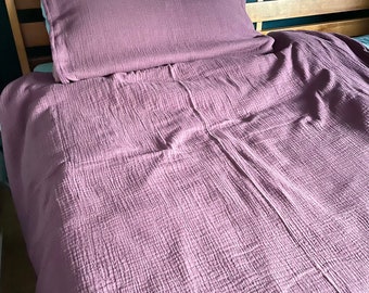 Bed linen, duvet cover, muslin, for adults and children