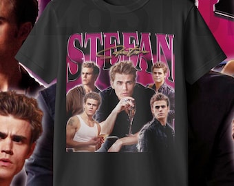 Limited Stefan Salvatore Vintage T-Shirt, Gift For Women and Man Unisex T-Shirt, Movies and Series Tee