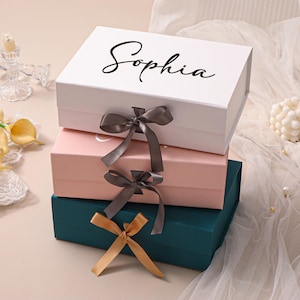 Personalisierte Brautjungfer Vorschlag Geschenkbox, benutzerdefinierte Name Brautjungfer Vorschlag Geschenkbox, werden Sie meine Brautjungfer Box sein, leere Hochzeitsgeschenkbox
