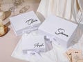 Personalized Empty Magnetic Gift Box with Ribbon,Custom Bridesmaid Proposal Gift Box,Bridal Party Gift Boxes,Will You Be My Bridesmaid Box