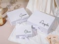 Personalized Empty Magnetic Gift Box with Ribbon,Custom Bridesmaid Proposal Gift Box,Bridal Party Gift Boxes,Will You Be My Bridesmaid Box