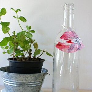 15 Geschenkanhänger Bäume handbemalt handgemalt - Party Dinner Dekoration handbemalt Menü Namensanhänger rosa weiß verschiedene Weihnachten Tischdekoration