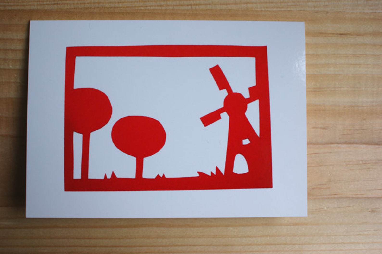 4er Set Karten Hello aus Holland rote und blaue | Etsy