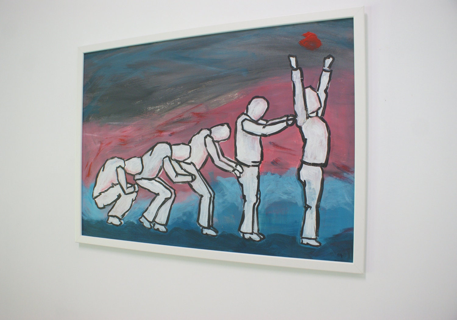 Kinetische kunst schilderij origineel beweging fysiek kunst - Etsy