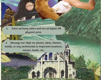 Original Custom Collage Art / Personalized Gift / Digital Download
