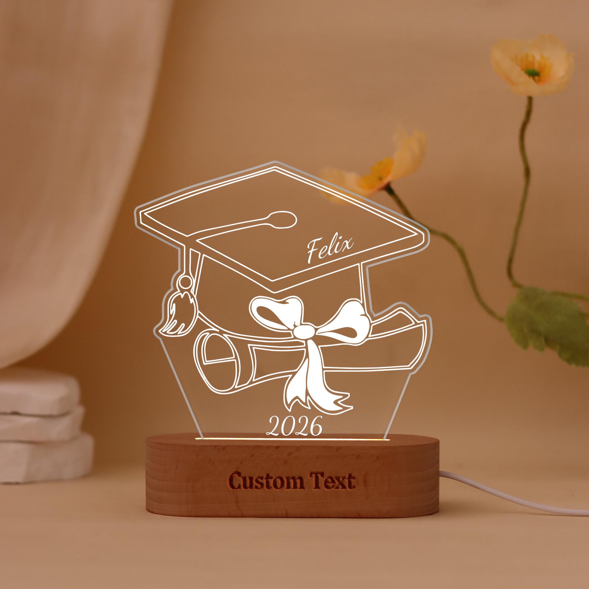 Graduation Night Light, 2026 Graduation Night Light, Diploma Lamp ...