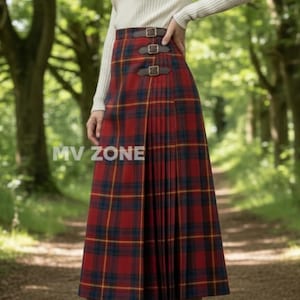 Women's Tartan Maxi Kilt Skirt - Traditional & Stylish - 50+ Clan Tartans