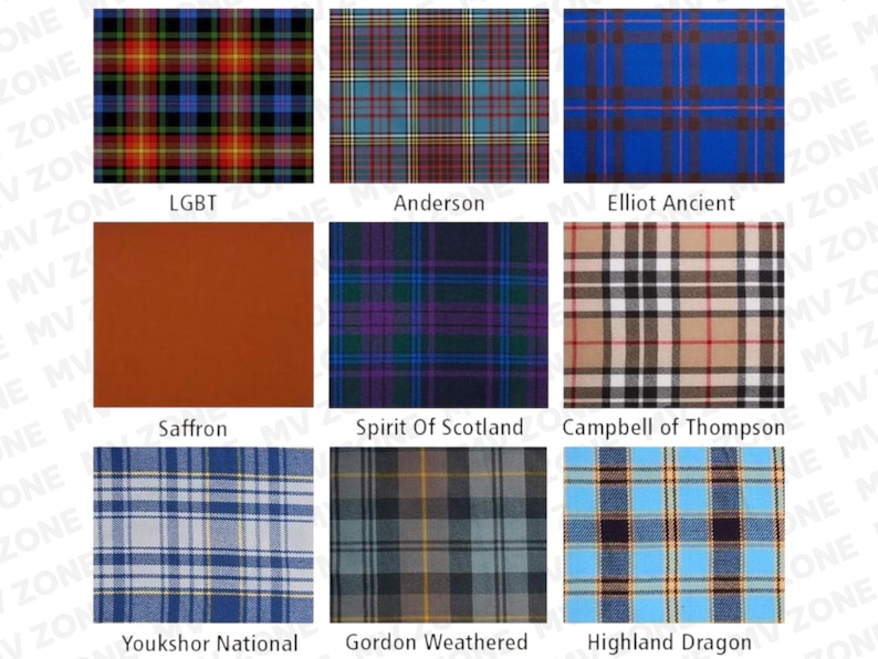 Handmade Tartan Maxi Skirt Outfit Scottish Highland Dress With Sash handmade-tartan-maxi-skirt-outfit-scottish-highland-dress-with-sash