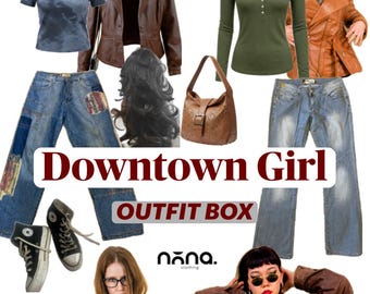 Downtown Girl Style Bundle: Y2K, Academia, & Grandpa Sweater Mystery Box