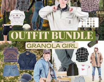 Vintage Outfit Bundle: Sommer Granola Girl Style - Mystery Clothing Box - naturinspirierter Roadtrip Look