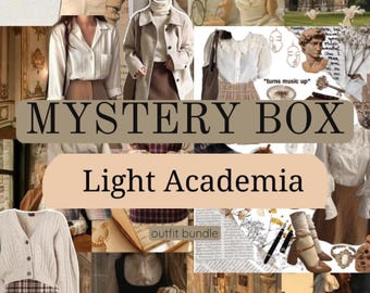 Personalized Light Academia Outfit Bundle: Vintage Fashion Mystery Box