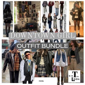 Downtown Girl Style Bundle: Y2K, Academia, & Grandpa Sweater Mystery Box