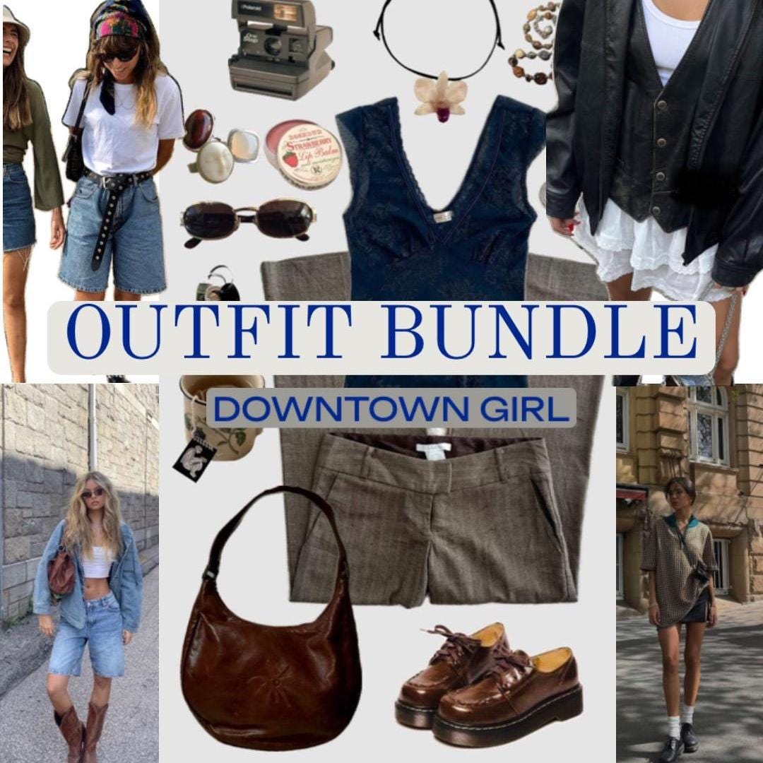 Personalized Thrift Bundle | Downtown Girl 90s Aesthetics Mystery Box ...