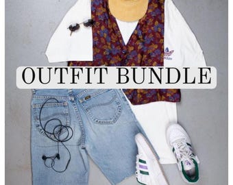 Men's Vintage Style Bundle: Thrifted Summer Outfit