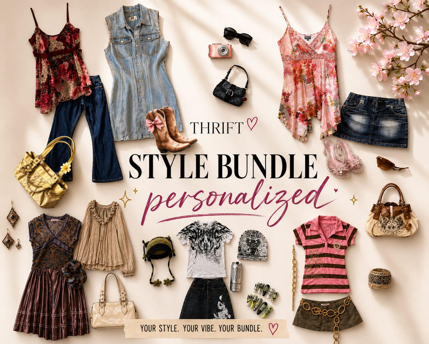 _3olrq　thrift bundle Thrift Bundle - Etsy Norway