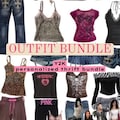 Personalized Y2K Thrift Outfit Bundle: Vintage Fashion Box product logo