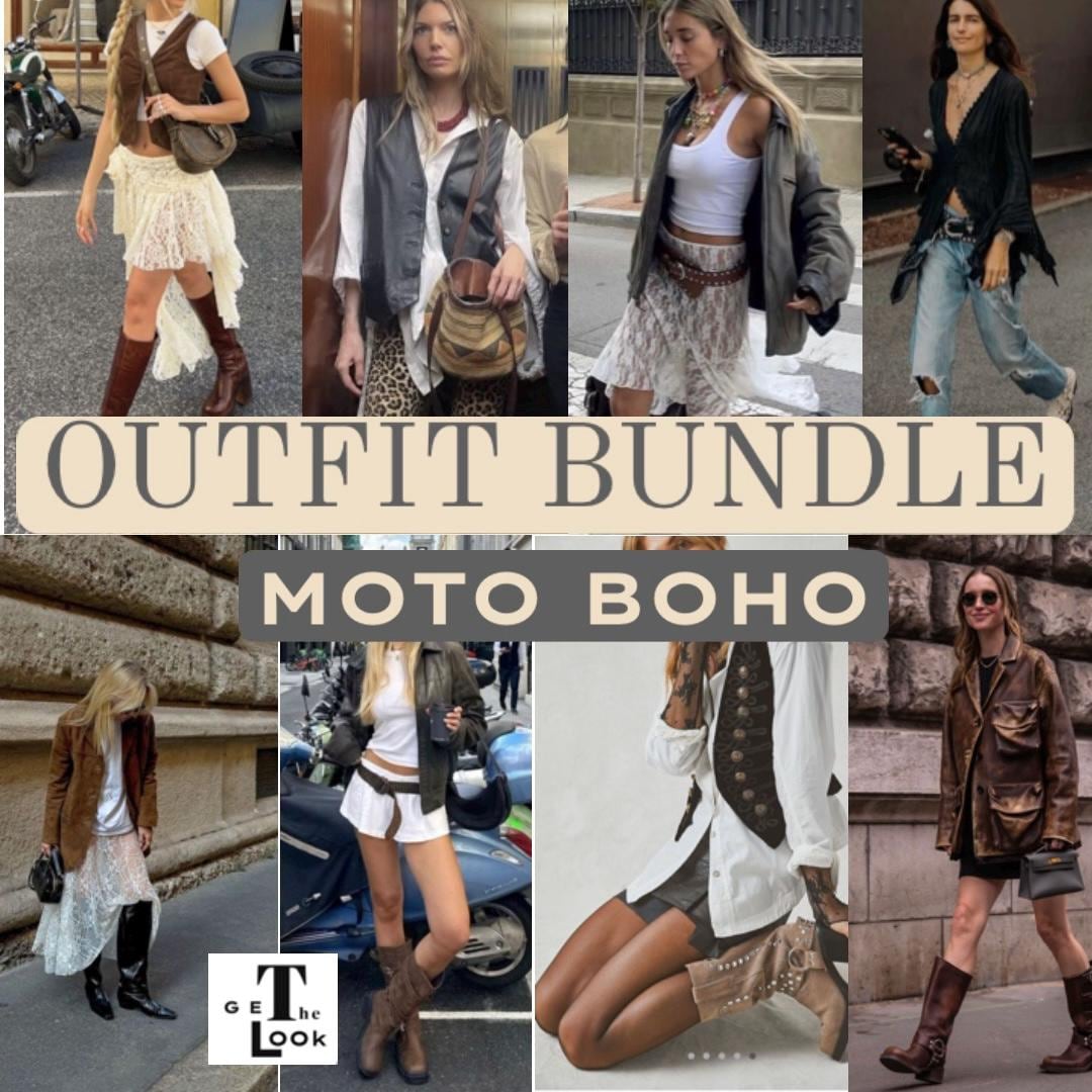 Moto Boho Clothing Mystery Box: Festival Biker Outfit Bundle 