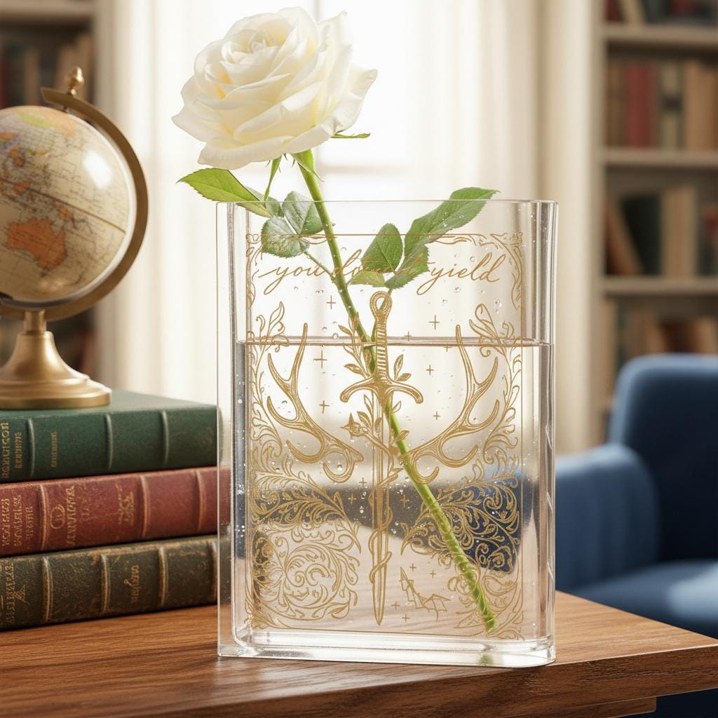 Art Deco Glass Vase - Etsy