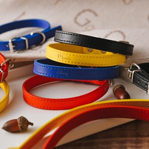 Collares de gato de piel sintética personalizados, collares de gato personalizados, collares de gato extraíbles, collares de gato con nombre, etiquetas de collar de gato, regalos para amantes de los gatos