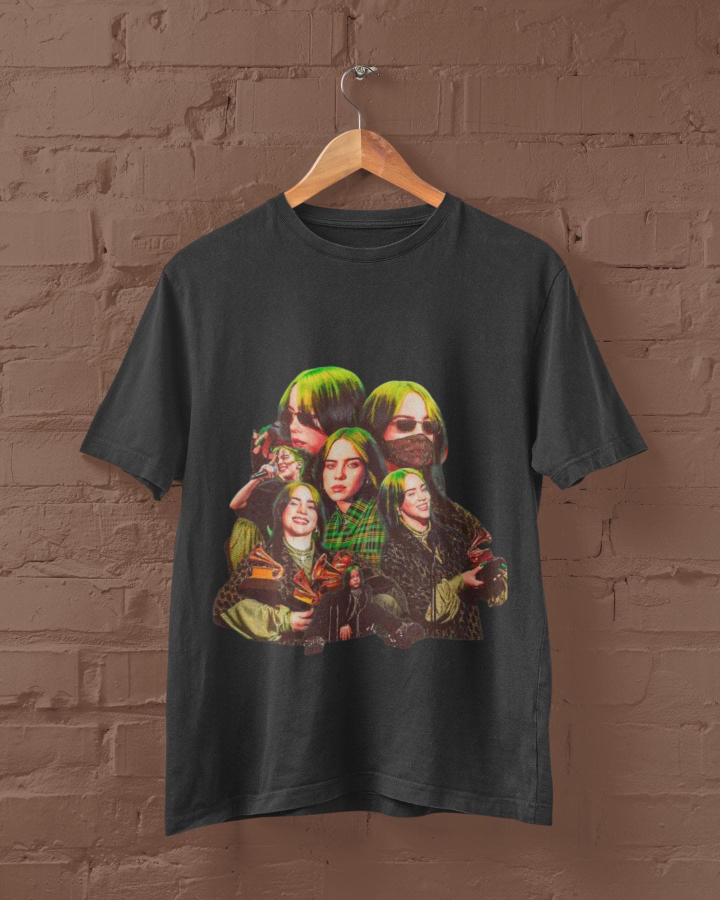 ビリーアイリッシュ　ヴィンテージtシャツ　usa製 希少 ビリーアイリッシュ tシャツ ブラック 黒 ヴィンテージ ヴィンテージ