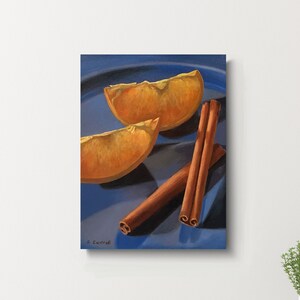 Orange Slices Still Life Original Painting