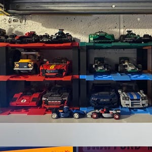 Display Stand for Lego Speed Champions | Lift Style Car Stand | Compact and Space Saving Design