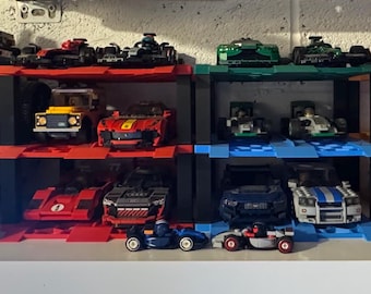 Display Stand for Lego Speed Champions | Lift Style Car Stand | Compact and Space Saving Design