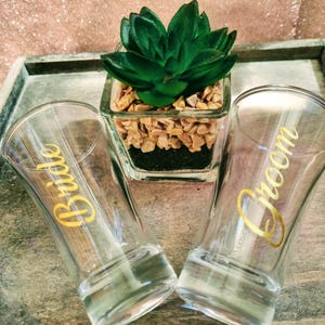 Bridal Party Shot Glass — Custom Wording, Roles & Bulk Discount Available. Bride - Groom - Bridesmaid - Best man - Groomsman - personalised